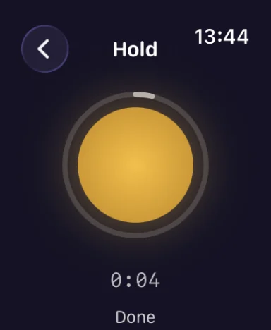 Apple Watch veiledet pustetimer.